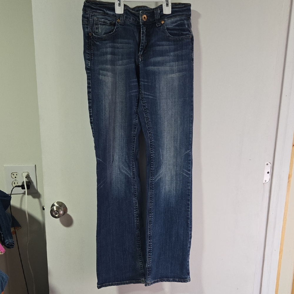 Cowgirl Tuff Blue Straight Leg Jeans